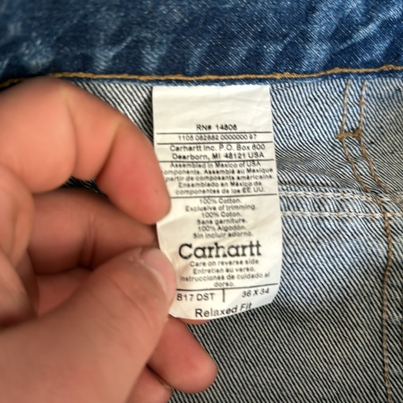 Carhartt Relaxed Fit Jeans 36x34 - Picture 3 of 3